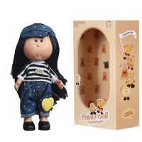 Poupée Patate Kawaii 24CM, 3 Styles, Tenue en Jean, Velours Côtelé et Tulle, Poupée de Collection en Vinyle avec Boîte Cadeau, Décoration, Cadeau pour Petite Fille
