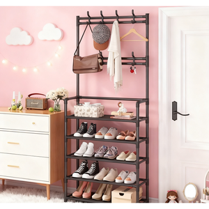 Zapateros Americanos en Existencia, Estantes de Almacenamiento Combinables de Múltiples Niveles, Armarios para Zapatos para el Hogar, Estantes para Zapatos y Sombreros - Product Image 5