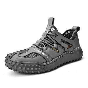 Large Size Comfortable Men's Sneakers Hiking Leather <b>Sandals</b> Non-slip Fishing Dress Man Closed Toe <b>Sandal</b> - Product Image 2