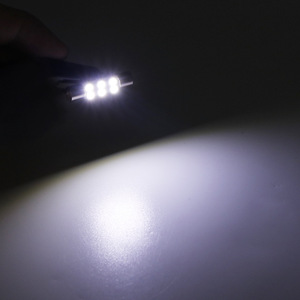 Car flathead double-pointed B6 29MM 3SMD T6 sun visor <b>light</b> <b>vanity</b> mirror <b>light</b> fuse <b>light</b> - Product Image 4