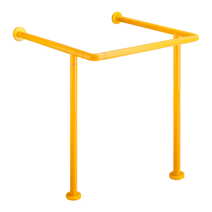 L-förmiger Bodenmontierter Waschbecken-Haltegriff, Rutschfester Badezimmer-Sicherheitshandlauf für Ältere und Behinderte - Product Image 5