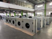 Unité de filtre à ventilateur FFU en acier galvanisé avec module de filtre indépendant pour salle blanche de production alimentaire