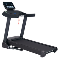 Caminadora K-FIT GSTB-5310 con Inclinación Automática de 20 Niveles, 16 km/h, Motor de 3 HP, Pantalla LED de 6 Pulgadas, Plataforma Ancha de 530 mm, Música por Bluetooth, para el Hogar