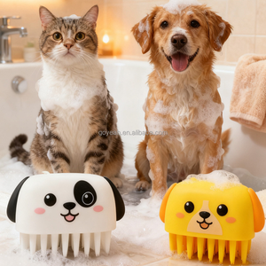 Cepillo de Silicona <span class=keywords><strong>para</strong></span> Masaje y Champú <span class=keywords><strong>para</strong></span> Perros, Diseño Ergonómico, <span class=keywords><strong>para</strong></span> Baño de Mascotas, <span class=keywords><strong>para</strong></span> Gatos y Perros - Product Image 1