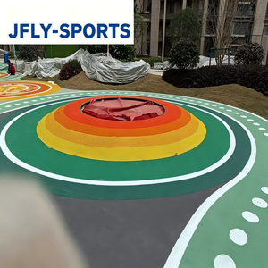 Granulés de caoutchouc EPDM colorés fournis par l'usine, particules EPDM antidérapantes et résistantes aux UV pour pistes athlétiques et aires de jeux - Product Image 1