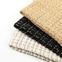 Vente en gros, 425Gsm, 21.4% laine 50% acrylique 28.6% Polyester Tweed laine tricotée tissu mélangé pour vêtements/