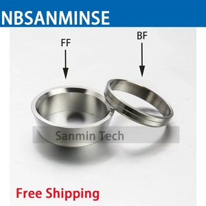 NBSANMINSE Accesorios de Tubería de Acero Inoxidable 316L, Anillo de Retención Frontal Tipo Sección Redonda, Acabado 2B - Product Image 2