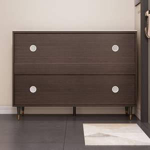 Shoe <b>Cabinet</b> Set Entrance And <b>Bedside</b> <b>Tall</b> Eco Friendly Board Durable Luxurious 10-20 Pairs Standing Type - Product Image 4