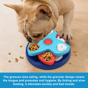 Bol interactif pour animaux de compagnie OEM, nourriture lente, 2/3/4 couches rotatives, 4 couches en latex, puzzle pour chien, jouet à mâcher, <span class=keywords><strong>anti</strong></span>-ennui, distributeur de nourriture pour chien, nettoyage des dents - Product Image 5