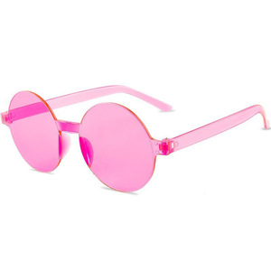 Unisex <b>Rimless</b> Heart for <b>Sunglasses</b> UV400 PC Lenses Colored Transparent High Comfort Fashion Adult - Product Image 5