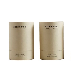 Personnalisé pour les bougies et les bouteilles Cadeaux haut de gamme Tubes en papier kraft écologiques Cylindriques Emballage parfait - Product Image 1