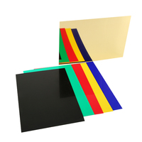 Feuilles ABS OLFA double couleur, 2 couches, écologiques, épaisseur 1,3 mm, 0,6x1,2 m, pour découpe laser CNC, gravure, enseignes publicitaires