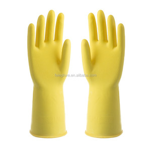 <span class=keywords><strong>Gant</strong></span> en caoutchouc Orange de cuisine floqué - Product Image 6