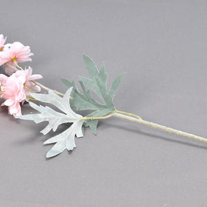 2 forcelle Delphinium simulazione giacinto di seta fiore floccato in Faux Violet strada matrimonio piombo decorazione soggiorno per san valentino - Product Image 3