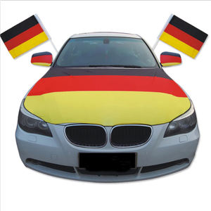 Johninファクトリープロモーションスパンデックスポリエステルプリント国旗カスタムカーエンジンフードカバー - Product Image 3