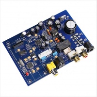 Carte décodeur DAC AK4490 + AK4118 NE5532 avec entrée analogique, entrée de commutateur Quad, Fiber, entrée coaxiale