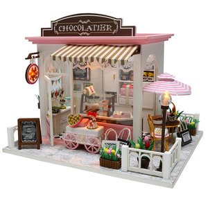 Hamaileon DIY Miniature Coco's Whimsical Ideas, Kit de maison de poupée 3D en MDF écologique, avec lumières LED, meubles, artisanat et ornements - Product Image 1
