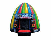 Dôme gonflable commercial arc-en-ciel en PVC pour enfants, facile à installer, idéal pour les sauts, les fêtes en extérieur et les événements de location