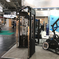 TOPTONS Gym Fitness Equipment / Multi Functional Trainer Multi Gym Station Fonction Double Poulie Système Câble Crossover Trainer