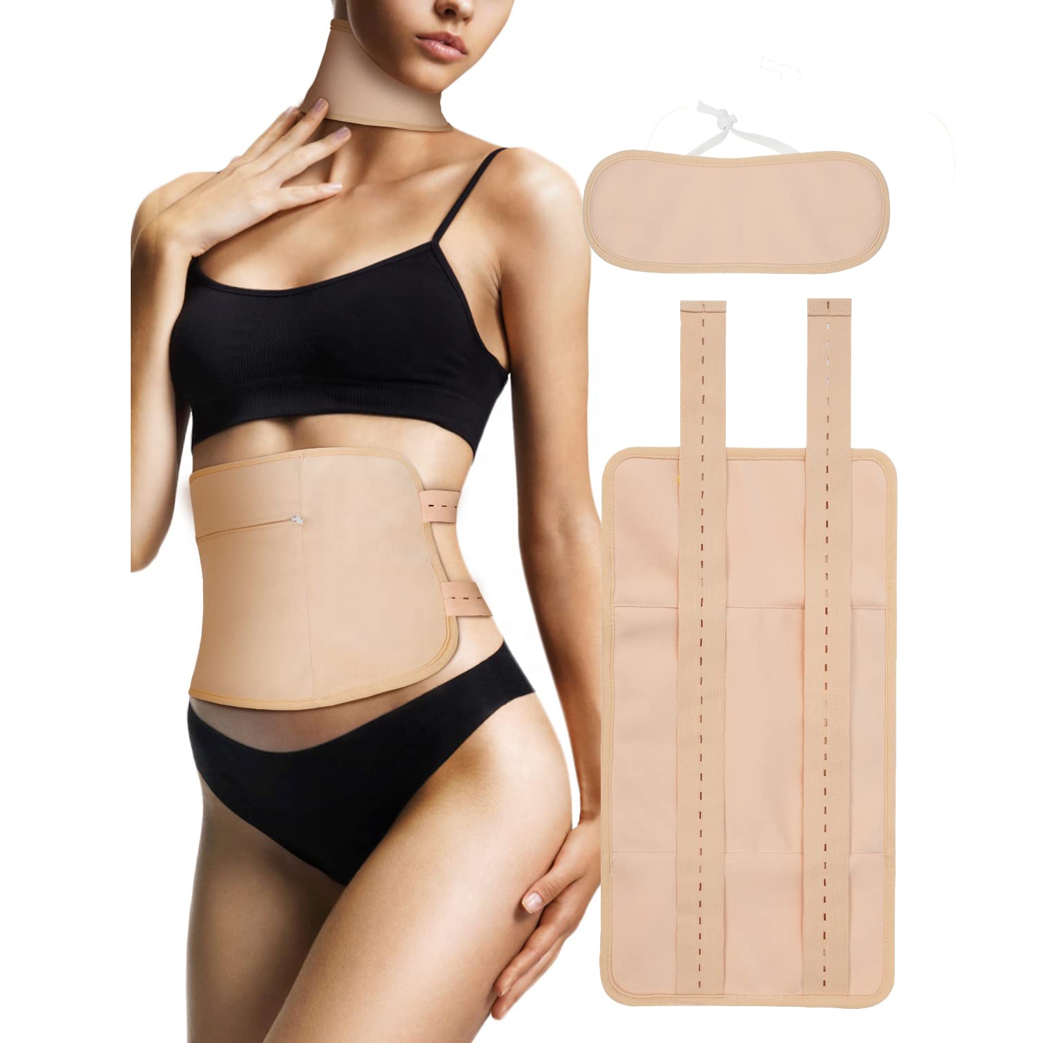 Набор компрессов из органического хлопка для детоксикации печени, 2023