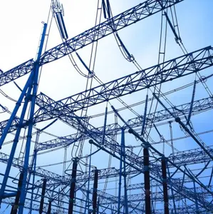 Estructura de acero de subestación de China para transmisión de línea de energía