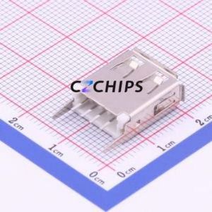 U-A-24DD-Y-9 USB Connector Through hole Component (THT) Connector Type-A USB 2.0 Female Through Hole - Product Image 2
