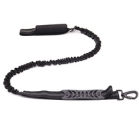 Laisse pour chien et chat en nylon et acier inoxydable, robuste, réglable, rembourrée, à 2 poignées, anti-traction, éco-responsable, qualité industrielle