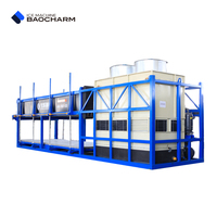Usine de production automatique de glace industrielle, machine à fabriquer des blocs de glace pour la logistique de la chaîne du froid