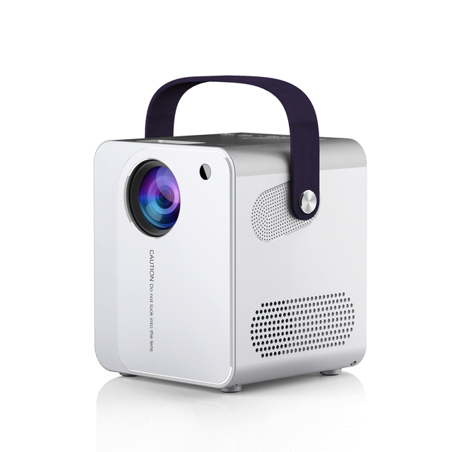 Factory Native 1080P LCD 4K Supported Wifi Miracast Home Theater Mobile Phone Smart Android Projector T6