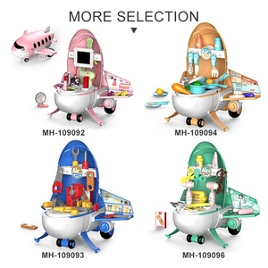 Jouets d'imitation de haute qualité 2 en 1, avion de dessin animé, <span class=keywords><strong>mini</strong></span> établi en plastique pour enfants - Product Image 6