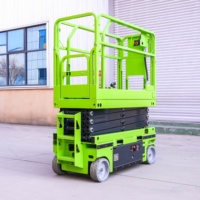 Plataforma Elevadora de Tijera Eléctrica Autopropulsada con Certificación CE, 380 kg, 10 m de Altura de Elevación, para Uso en Almacenes