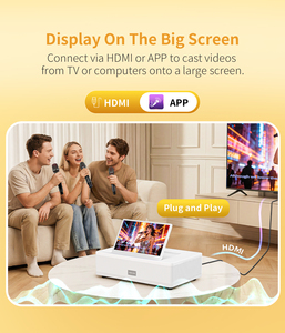 เครื่องเล่นคาราโอเกะออลอินวันแบบมืออาชีพ หน้าจอสัมผัส 500GB ระบบคัดเพลงด้วยเสียง MS6 เครื่องเล่นคาราโอเกะออลอินวันแบบมืออาชีพ - Product Image 5