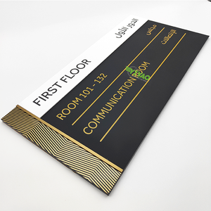 YIYAO <span class=keywords><strong>plaque</strong></span> de <span class=keywords><strong>plaque</strong></span> de numéro de bureau en métal antique en laiton vintage avec logo personnalisé <span class=keywords><strong>à</strong></span> bas prix - Product Image 3