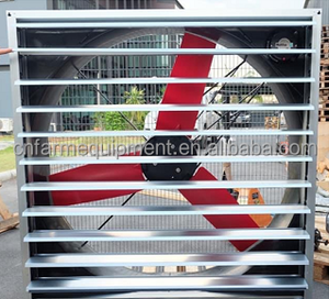 Ventilador Cónico de Aspas Rojas de Alta Calidad, Multifuncional, de 50 Pulgadas/54 Pulgadas, para Uso en Granjas Avícolas, Porcinas y Agrícolas - Product Image 2