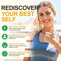 Itawel Gouttes Liquides Personnalisées Véganes aux Extraits de Maca Noire, Ashwagandha et Betterave Rouge pour l'Énergie et l'Équilibre Hormonal Adulte