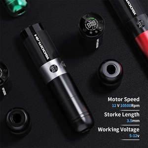 <span class=keywords><strong>EZ</strong></span> <span class=keywords><strong>Tattoo</strong></span> 1 Batería Extra Filtro Freedom Direct Drive Machine Pen 1500mAh Capacidad Línea y Shader máquina de tatuaje inalámbrica - Product Image 4