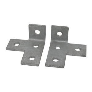 Support en T irrégulier galvanisé à chaud en acier au carbone ASTM, montage facile, main droite, pour assemblage – Vente directe usine - Product Image 1