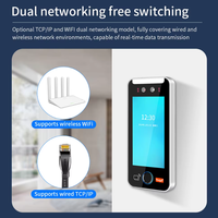Torniquete de acceso biométrico con reconocimiento facial para 5000 usuarios, desbloqueo remoto por Wifi Tuya, control de acceso, software de control de asistencia de empleados, API