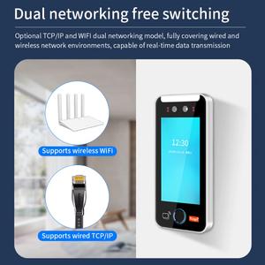 Torniquete de acceso biométrico con reconocimiento facial para 5000 usuarios, desbloqueo remoto por Wifi Tuya, control de acceso, software de control de asistencia de empleados, API - Product Image 4