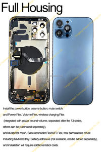 อะไหล่ฝาหลังแยกส่วน รองรับการชาร์จไร้สาย ของแท้ อุปกรณ์เสริมขนาดเล็ก คุณภาพสูง สำหรับ <span class=keywords><strong>iPhone</strong></span> 8G X 11 12 13 14 15 16 - Product Image 4