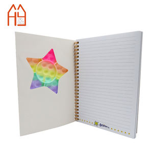 Quaderno A5 a Spirale con Bolle in Silicone per <span class=keywords><strong>Studenti</strong></span>, Quaderno Antistress in Silicone per Bambini, Regalo - Product Image 3