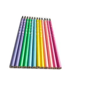 <span class=keywords><strong>ดินสอ</strong></span>ไม้สีดำขนาด 7.5 นิ้ว ลายดอกไม้เรืองแสง พร้อมยางลบ สำหรับใช้ในโรงเรียน  (โลโก้สั่งทำได้) - Product Image 6