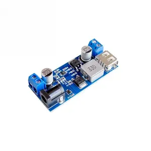 Módulo de fuente de alimentación reductor USB de 12V/24V a 5V, 5A, convertidor Buck, regulador de voltaje ajustable, 24V, 12V, 5V, reemplazo LM2596