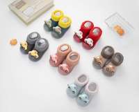 Baskets en coton doux pour enfants, chaussures respirantes et absorbant les chocs pour filles et garçons, semelles souples