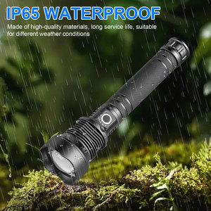 Mạnh mẽ lumens cao không thấm nước cắm trại ngoài trời ngọn đuốc chiến thuật ánh sáng đèn flash LED USB Sạc đèn pin - Product Image 5