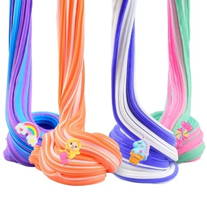 Kit de slime Skyward 6 pièces avec slime DIY parfumé sucette, biscuits, pâtisserie, café, slime scintillant, jouet anti-stress, boue de coton pour enfants - Product Image 4