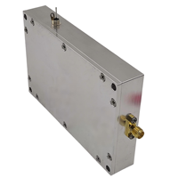 Boîtier de blindage en alliage d'aluminium 5052 6061 sur mesure, boîtier métallique pour amplificateur de signal, marquage personnalisé, service OEM