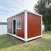 Offre Spéciale – Maisons Préfabriquées Modernes de Luxe Portables avec Conteneurs Respirants de 20 et 40 pieds, 1 à 4 Chambres, 2 Étages, Idéales pour Micro-Maisons