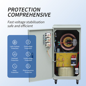 調整可能5KVA 10KVA 20KVA 160V-250V 10kvaソリッドステート<span class=keywords><strong>220v</strong></span> 110v単相ソリッドステートレギュレーション電圧スタビライザー - Product Image 5