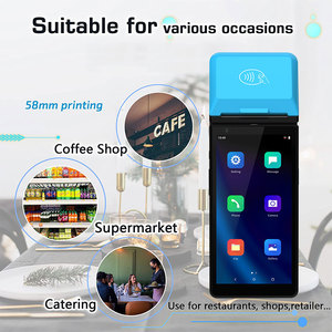 Machine de commande de nourriture tactile de 6.0 pouces 4G Android 11 Terminal de point de vente de restaurant avec impression de facturation de commande à emporter Z500 - Product Image 6